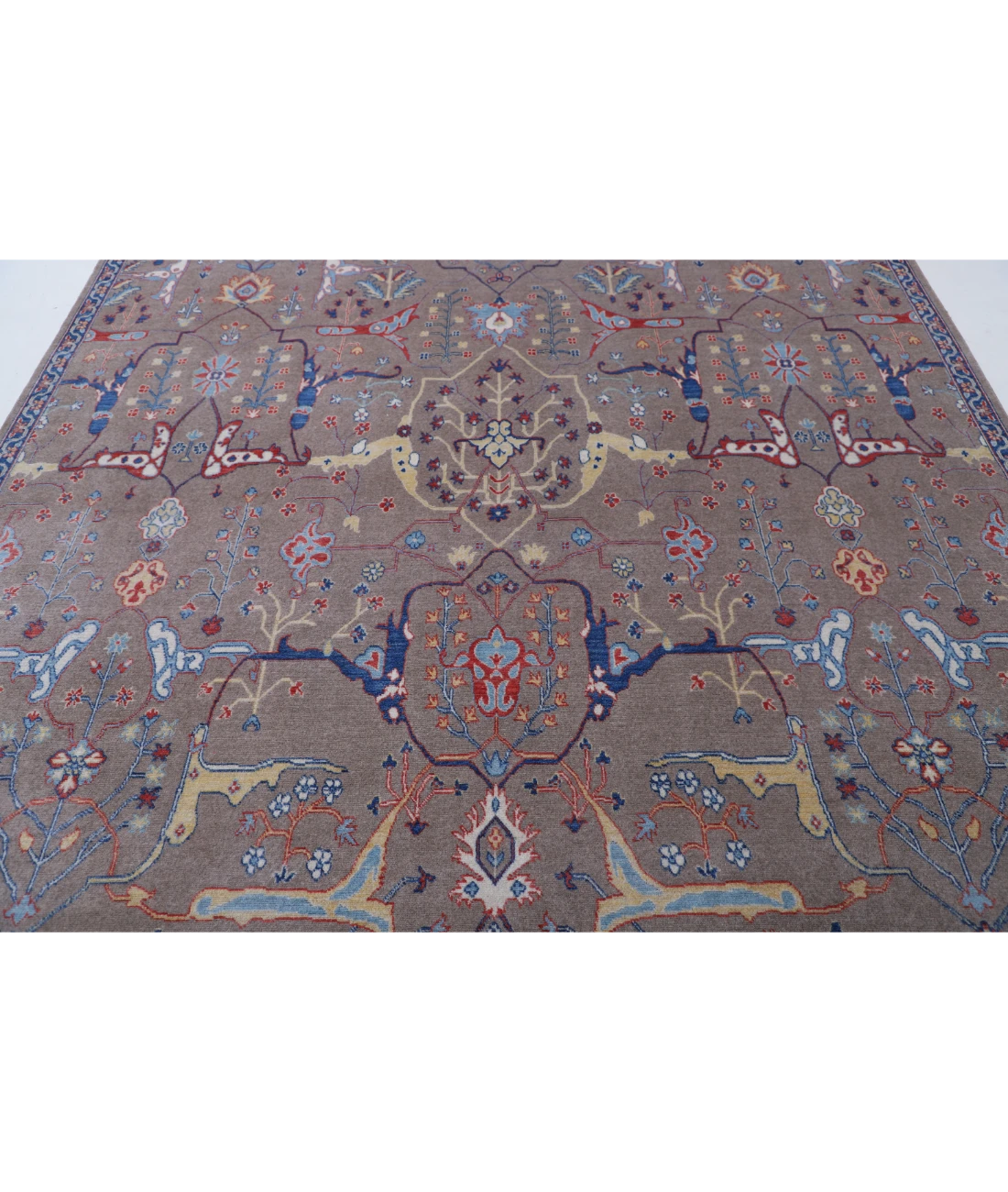 Power Loomed Heriz Wool Rug 8' 0" X 9' 10"