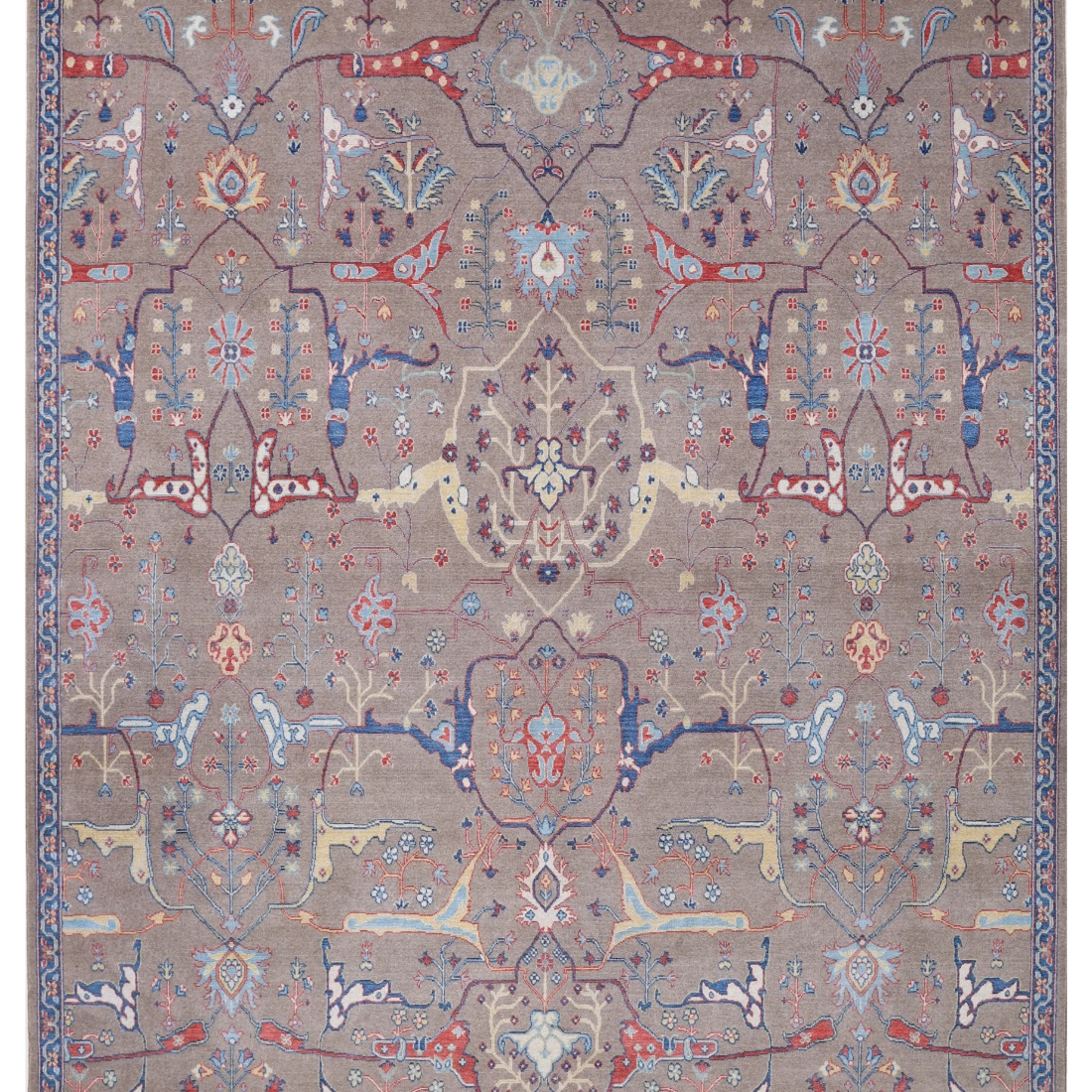 Power Loomed Heriz Wool Rug 8' 0" X 9' 10"