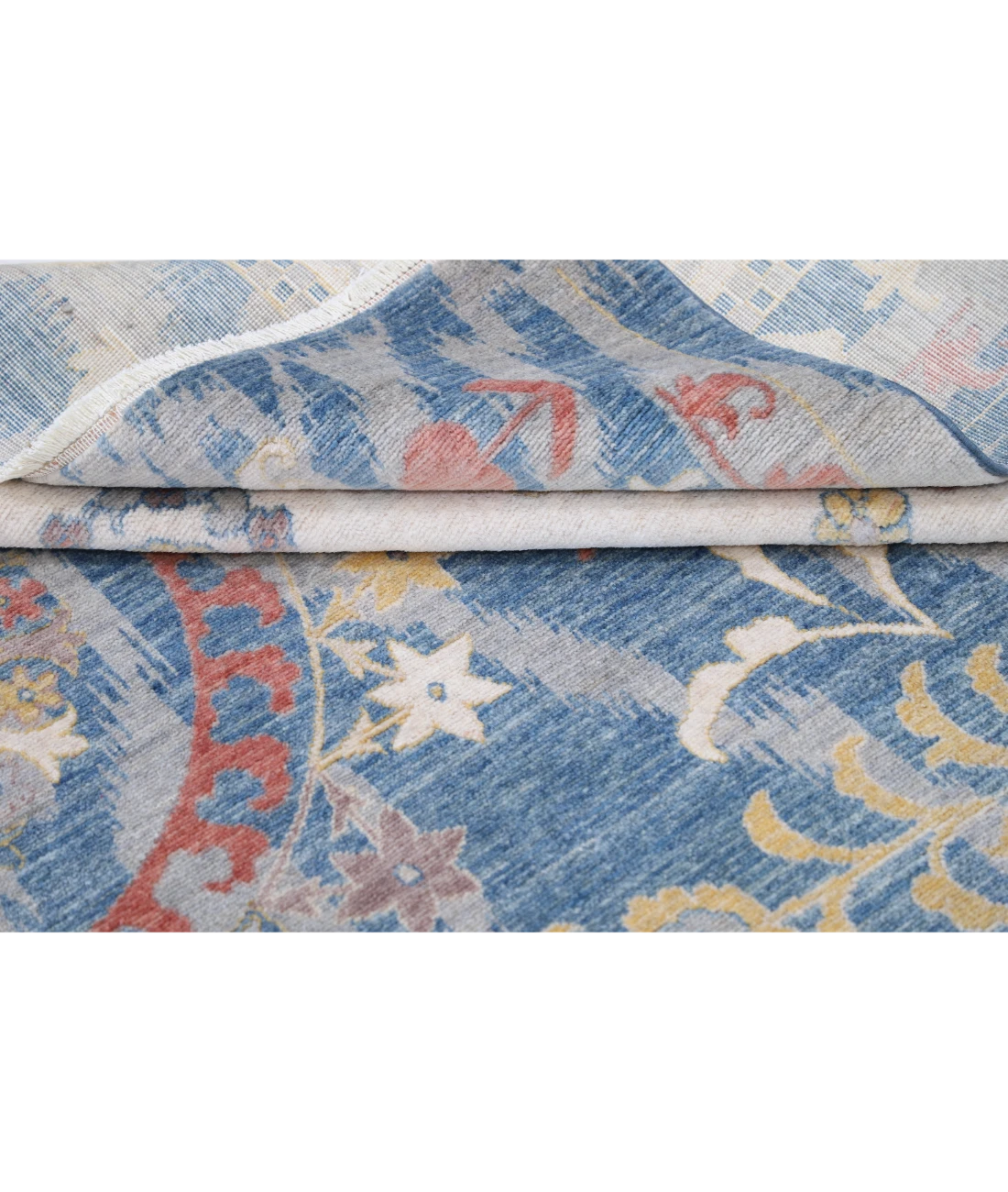 Power Loomed Ikat Wool Rug 8' 10" X 11' 10"