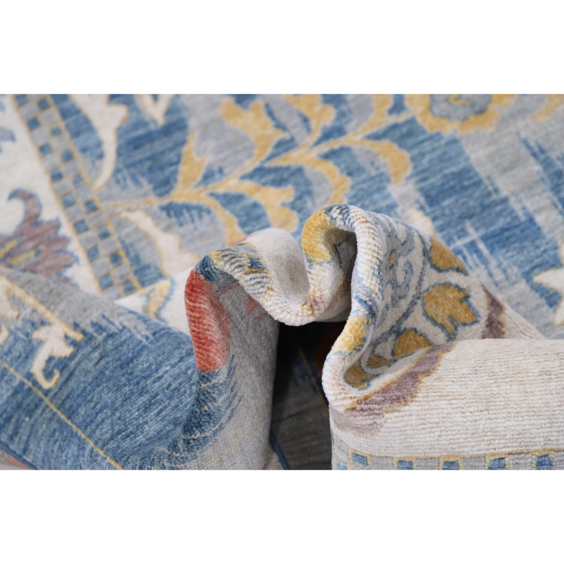 Power Loomed Ikat Wool Rug 8' 10" X 11' 10"