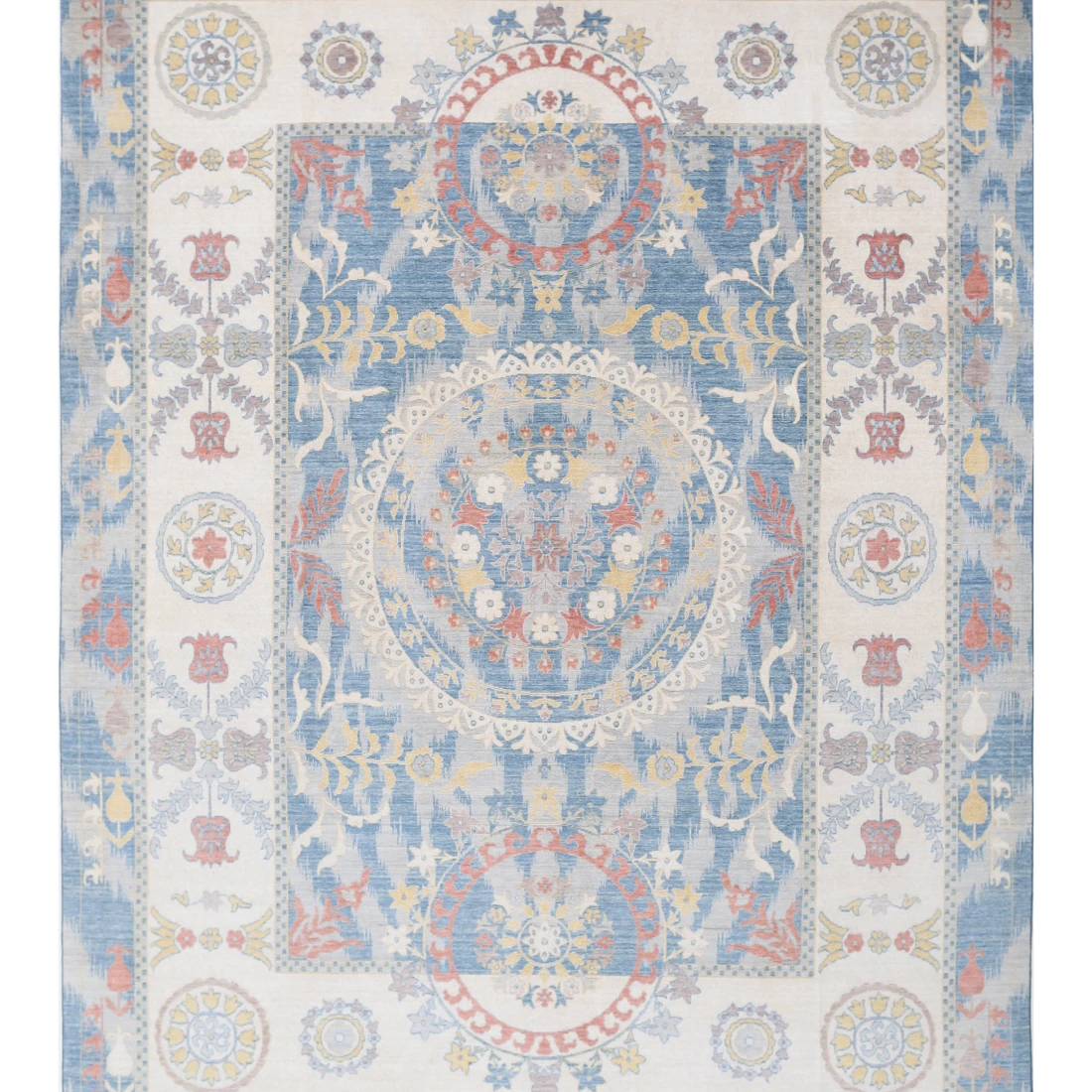 Power Loomed Ikat Wool Rug 8' 10" X 11' 10"