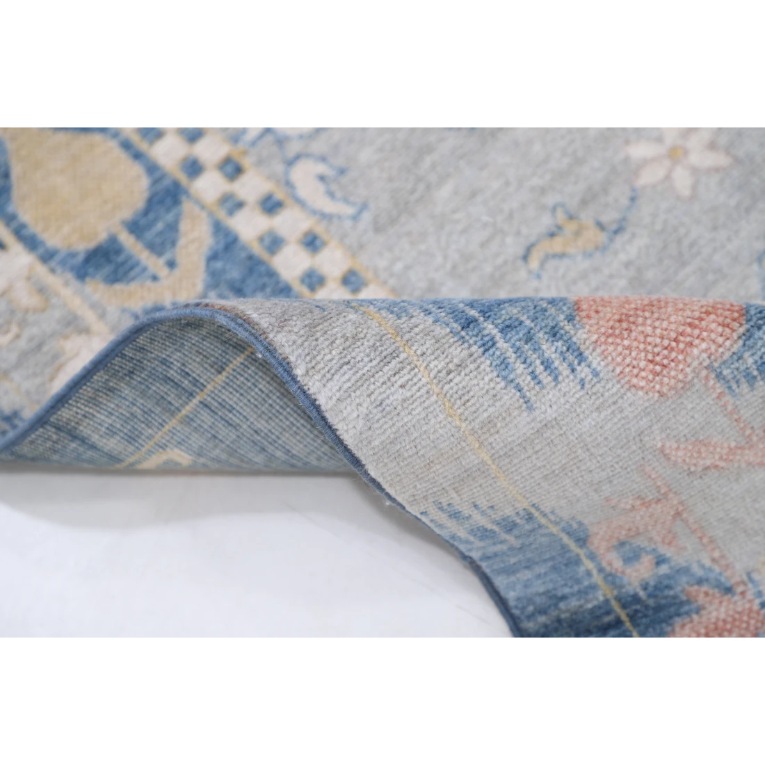 Power Loomed Ikat Wool Rug 8' 10" X 11' 11"