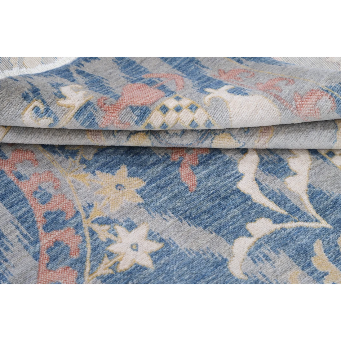 Power Loomed Ikat Wool Rug 8' 10" X 11' 11"