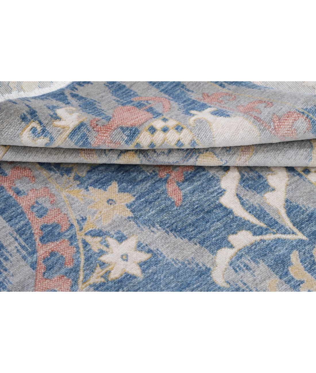 Power Loomed Ikat Wool Rug 8' 10" X 11' 11"
