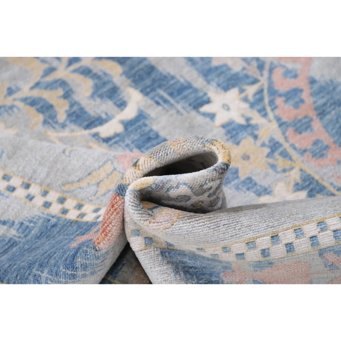 Power Loomed Ikat Wool Rug 8' 10" X 11' 11"
