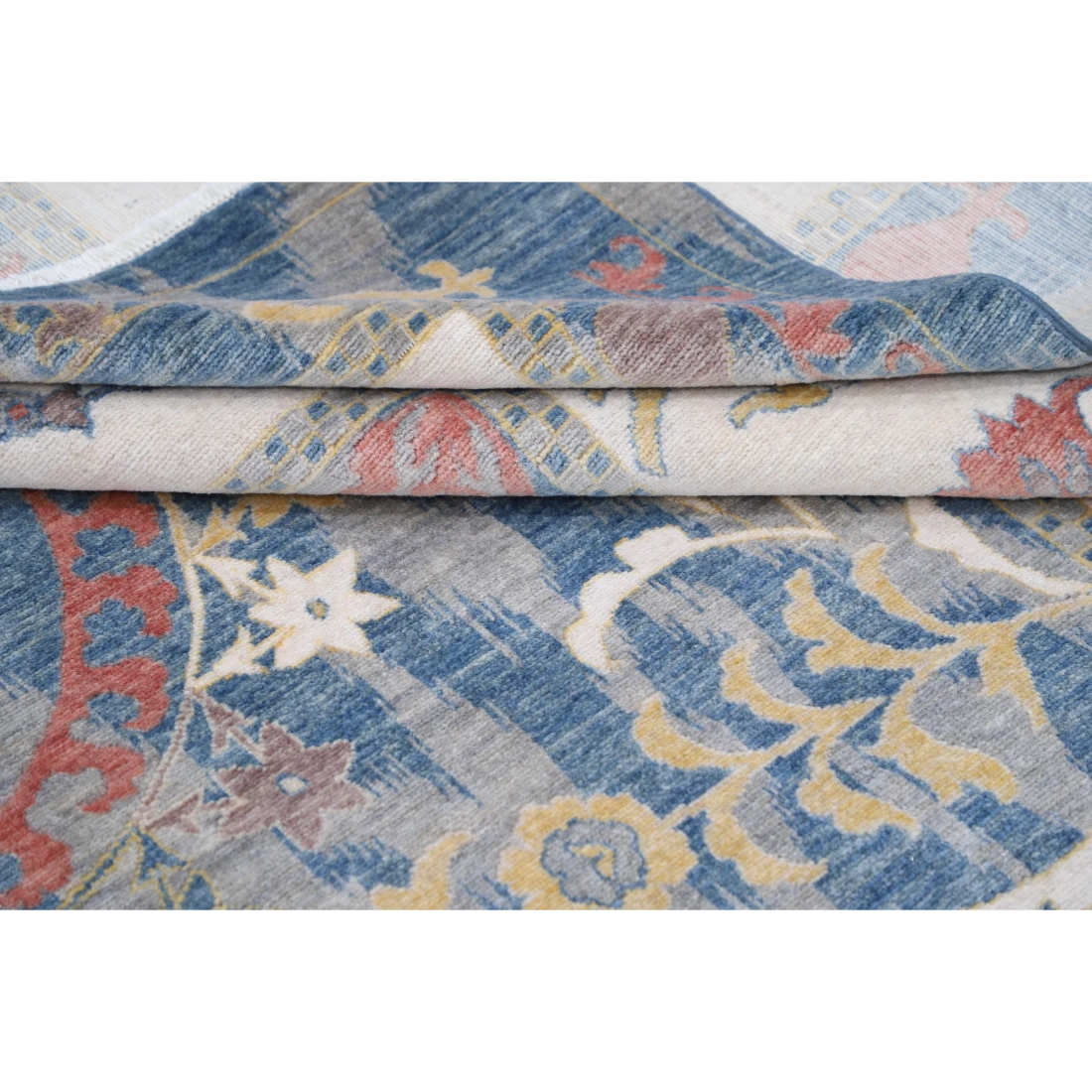 Power Loomed Ikat Wool Rug 8' 10" X 11' 10"