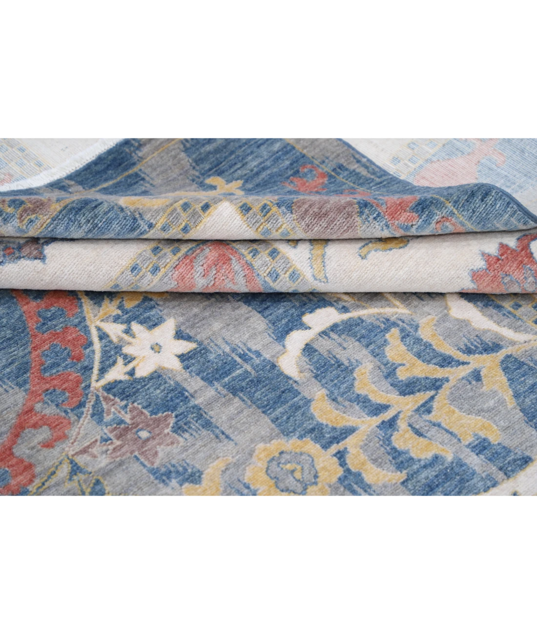 Power Loomed Ikat Wool Rug 8' 10" X 11' 10"