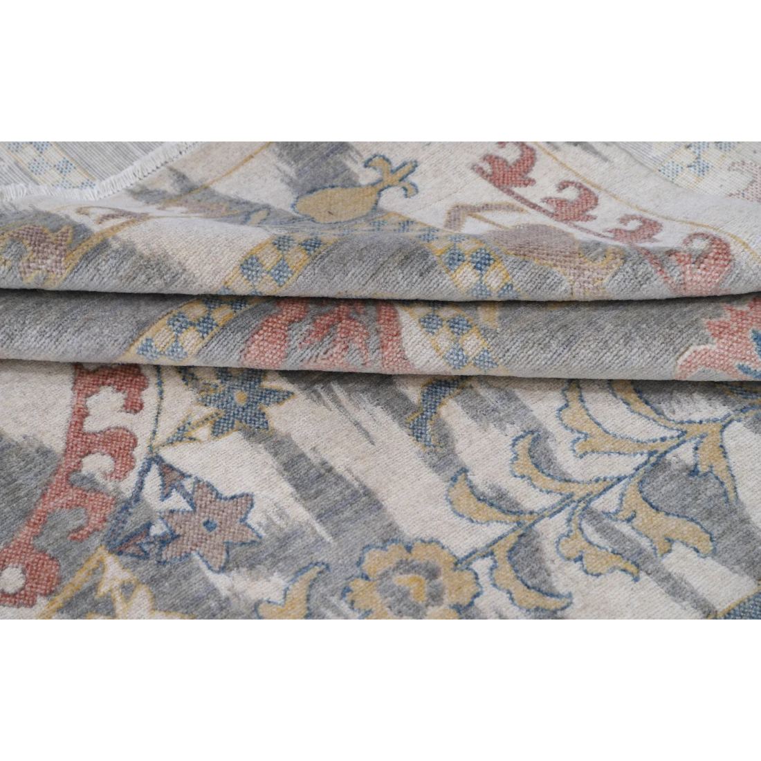 Power Loomed Ikat Wool Rug 8' 10" X 11' 11"