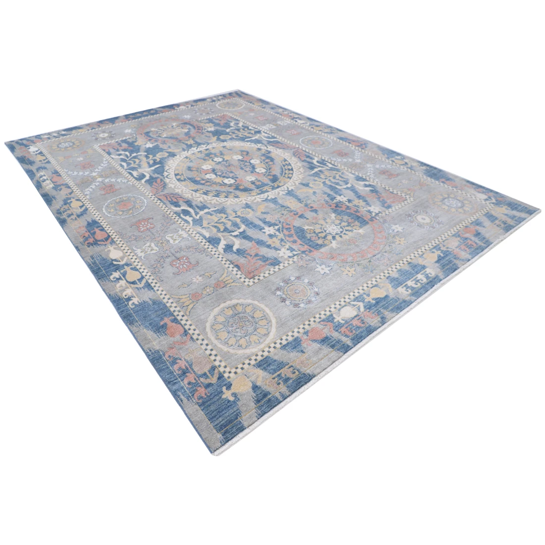 Power Loomed Ikat Wool Rug 8' 11" X 11' 11"