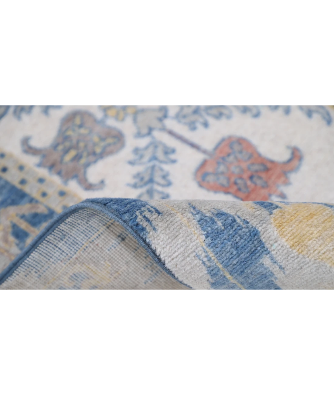 Power Loomed Ikat Wool Rug 6' 5" X 9' 11"