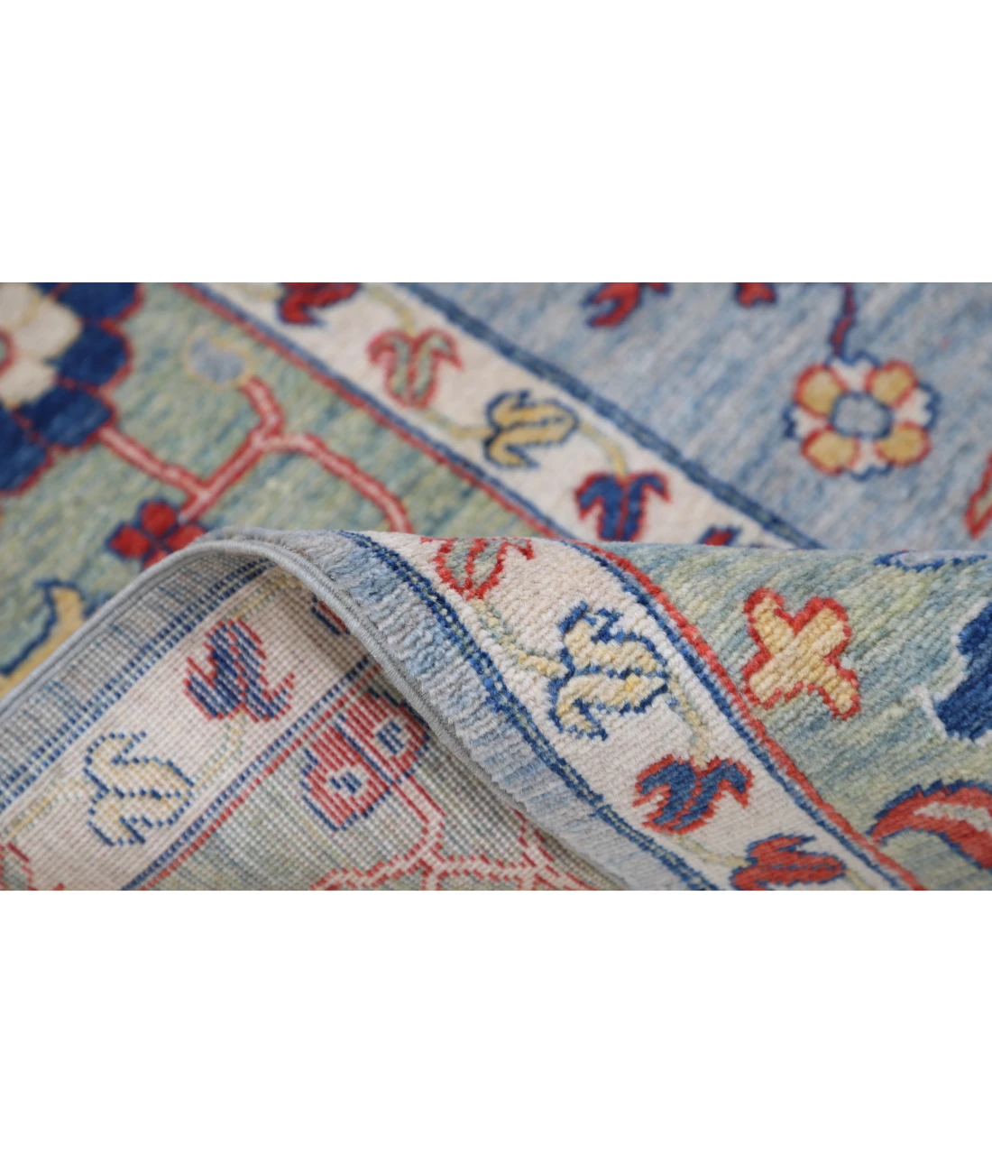 Power Loomed Kazak Wool Rug 8' 0" X 9' 11"