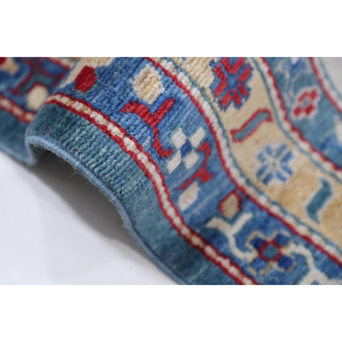 Power Loomed Kazak Wool Rug 9' 4" X 11' 8"