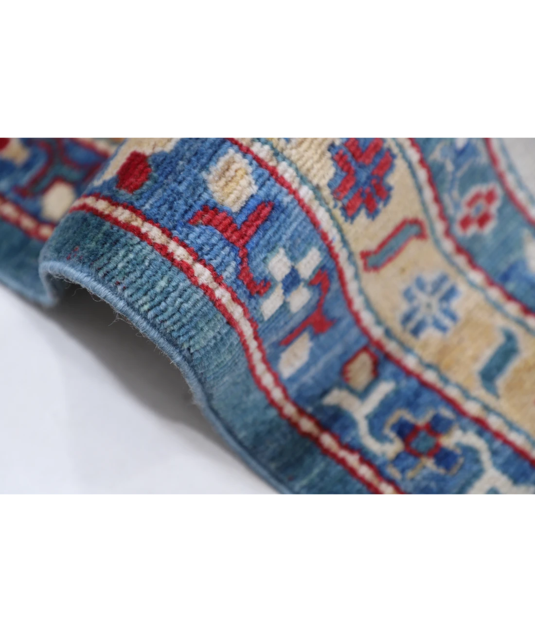 Power Loomed Kazak Wool Rug 9' 4" X 11' 8"