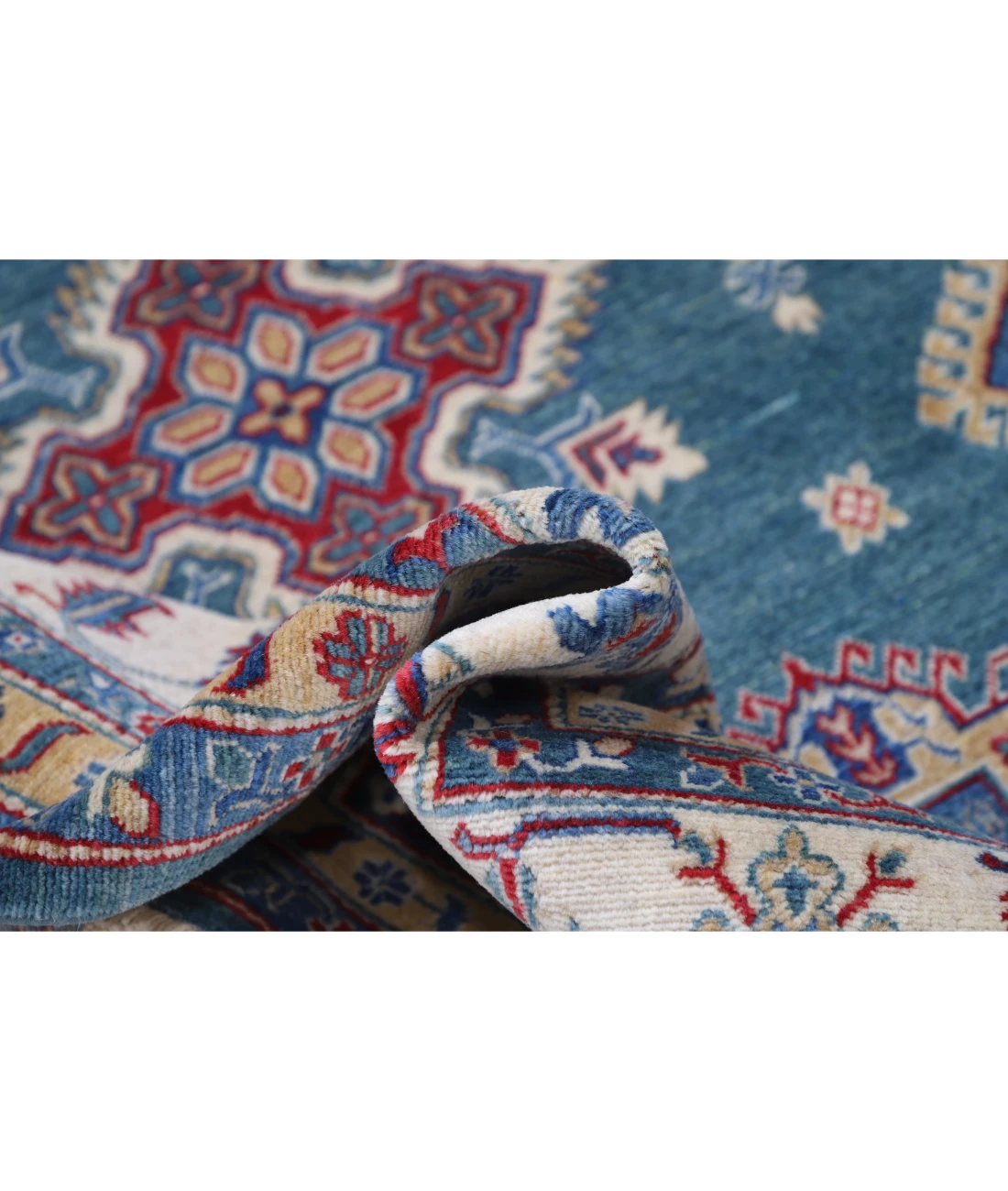 Power Loomed Kazak Wool Rug 9' 4" X 11' 8"