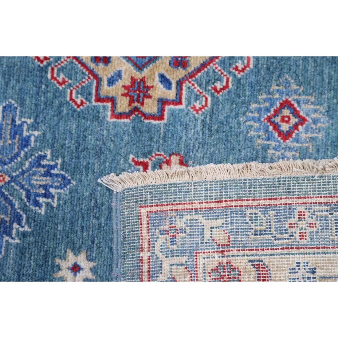 Power Loomed Kazak Wool Rug 9' 4" X 11' 8"
