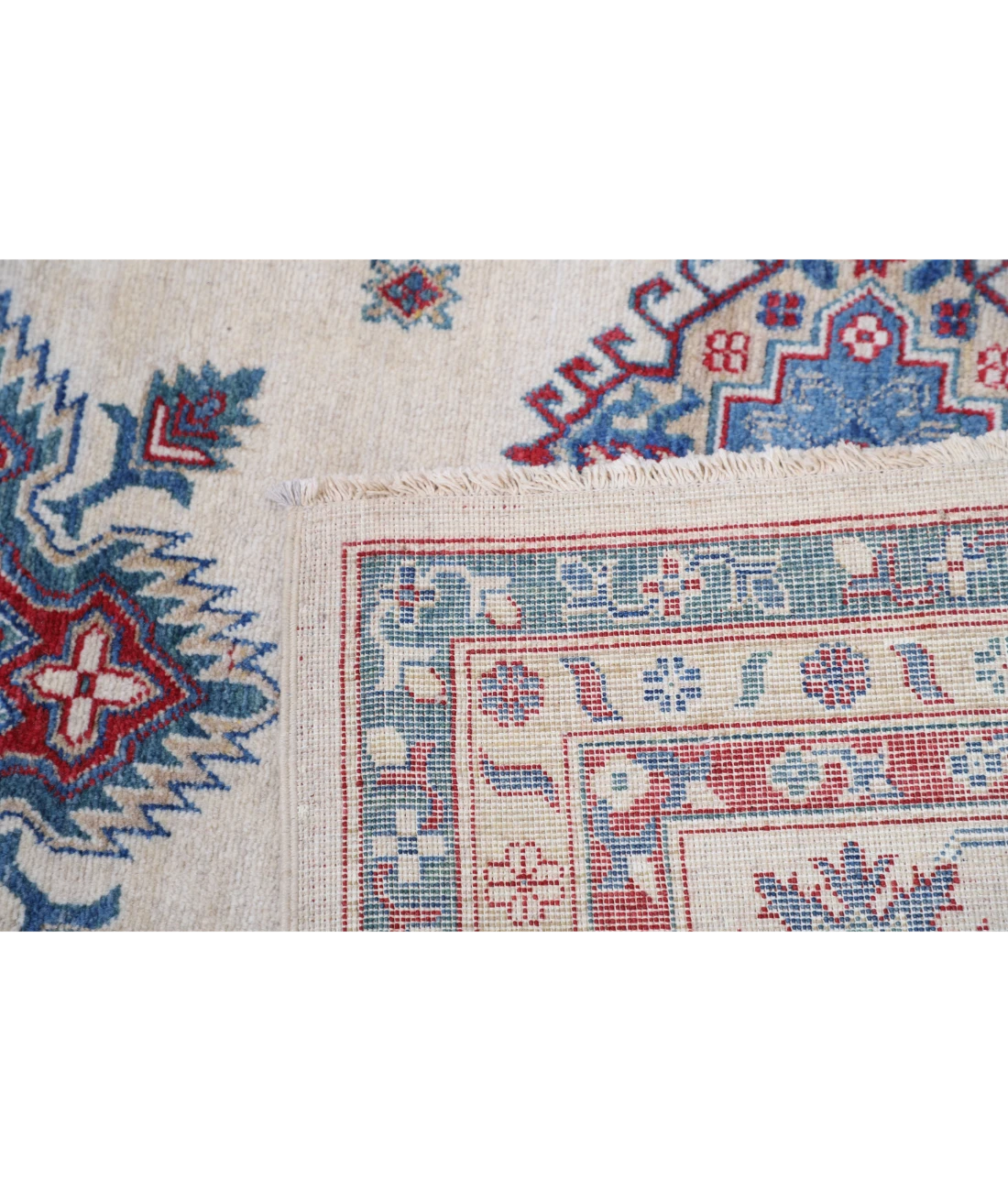 Power Loomed Kazak Wool Rug 9' 4" X 11' 9" 9' 4" X 11' 9" (284 X 358) / Ivory / Ivory