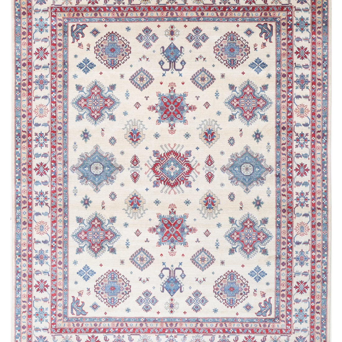 Power Loomed Kazak Wool Rug 9' 4" X 11' 9"
