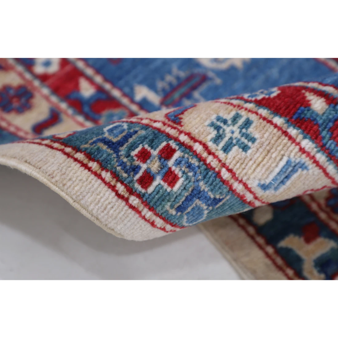 Power Loomed Kazak Wool Rug 9' 3" X 11' 9"