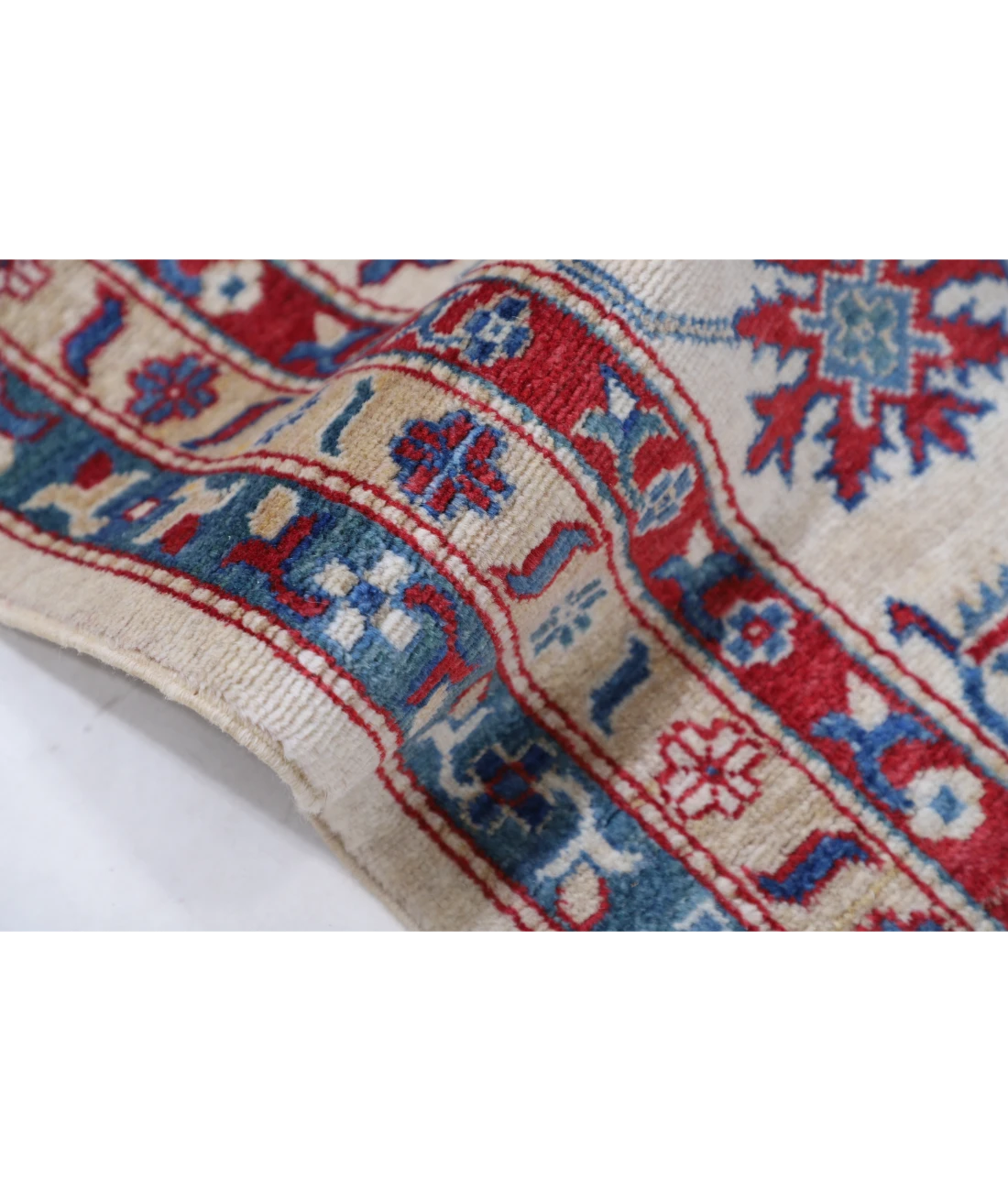 Power Loomed Kazak Wool Rug 9' 3" X 11' 9"