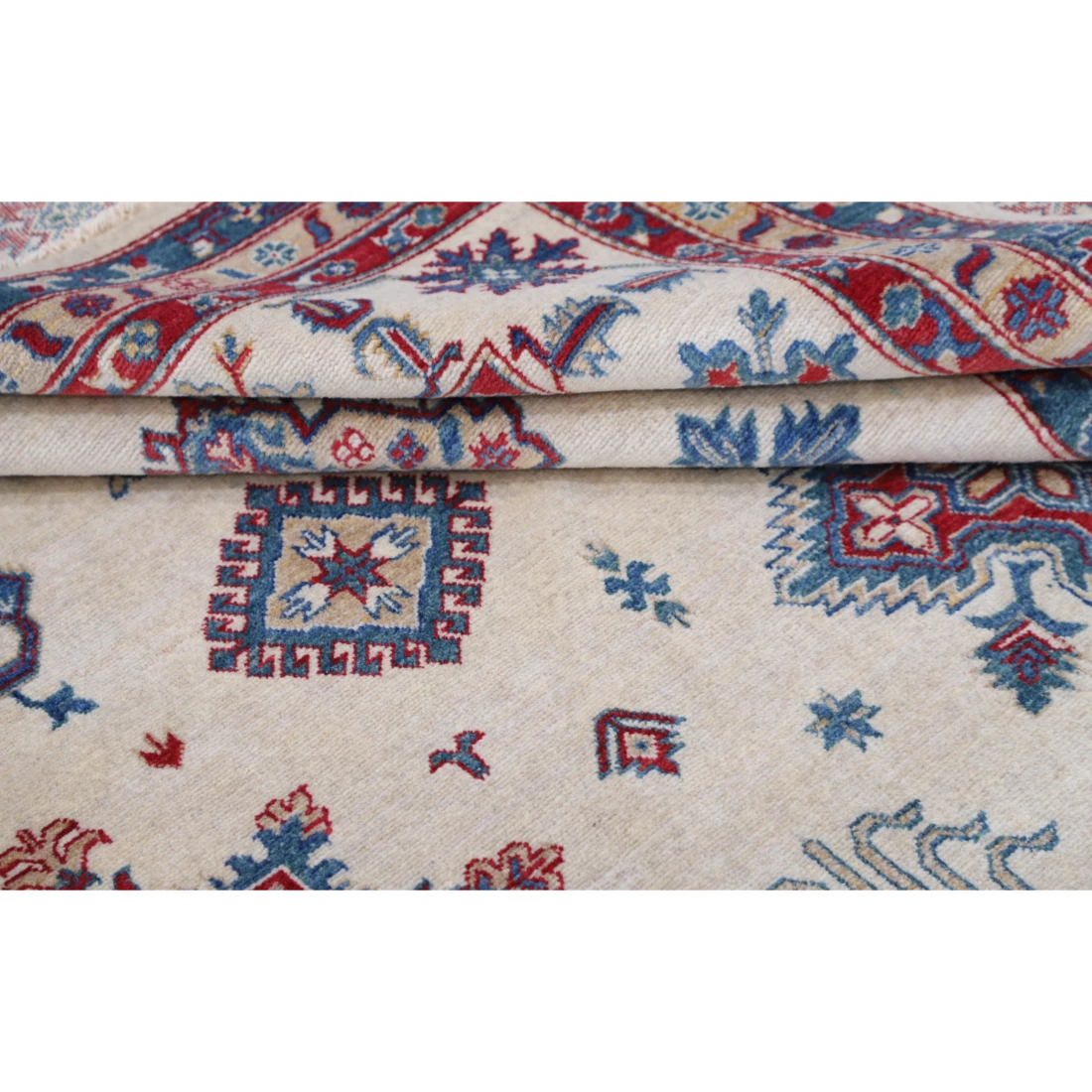 Power Loomed Kazak Wool Rug 9' 3" X 11' 9"