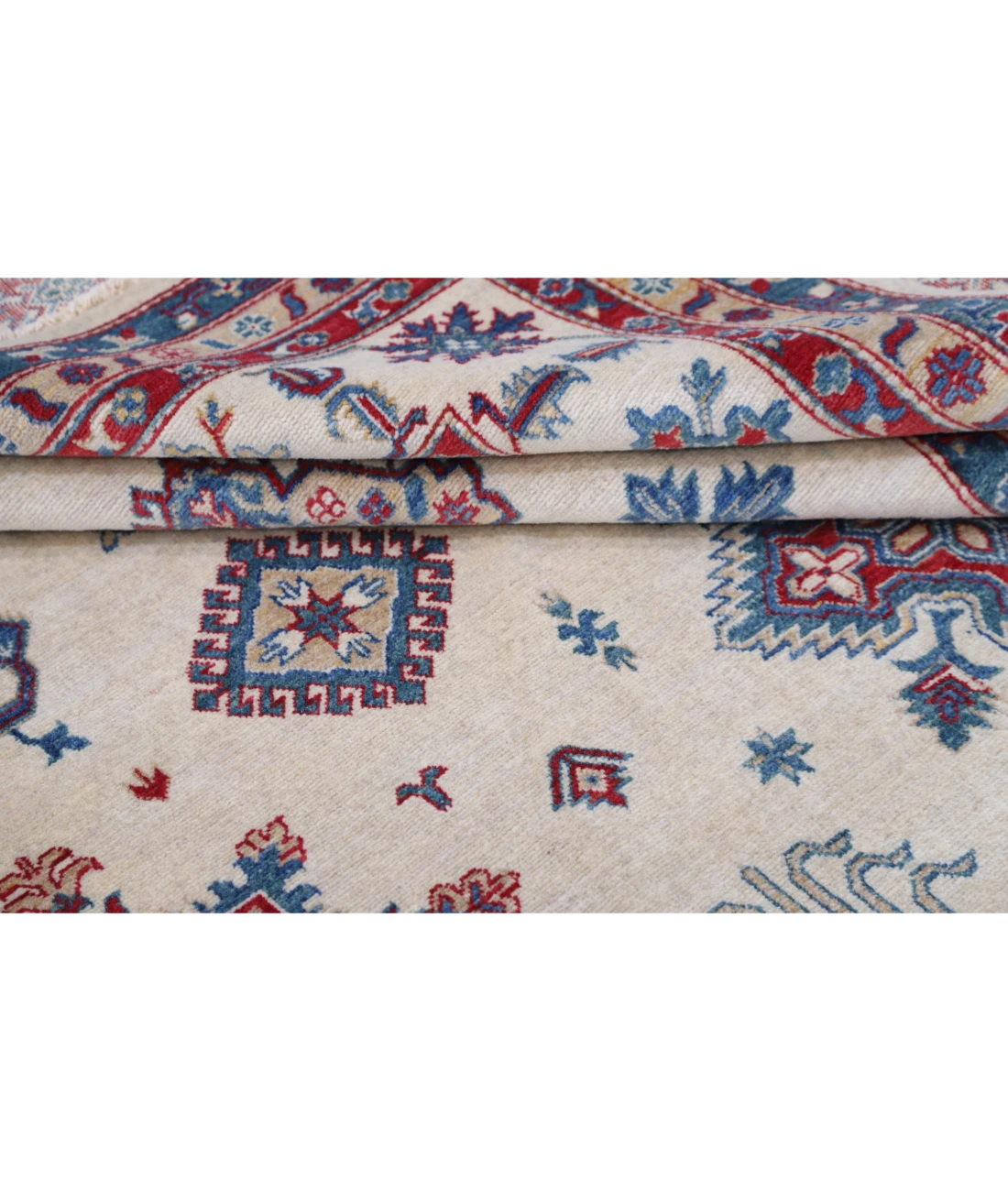 Power Loomed Kazak Wool Rug 9' 3" X 11' 9"