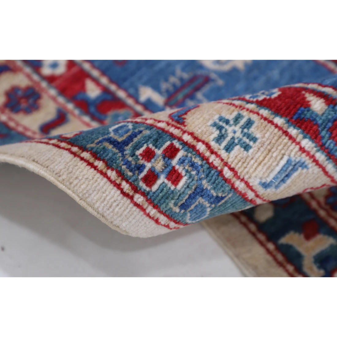 Power Loomed Kazak Wool Rug 9' 3" X 11' 9"