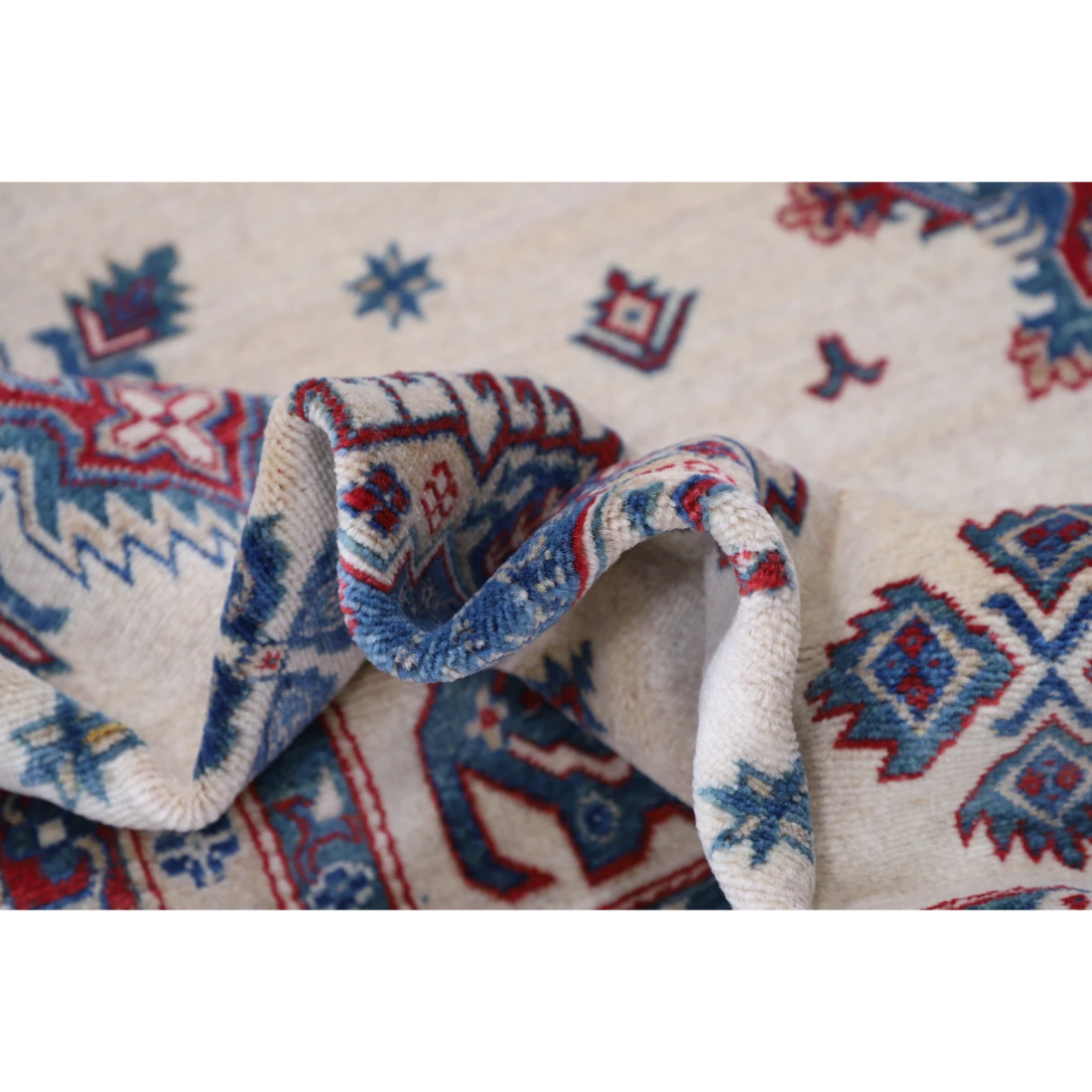 Power Loomed Kazak Wool Rug 9' 3" X 11' 9"