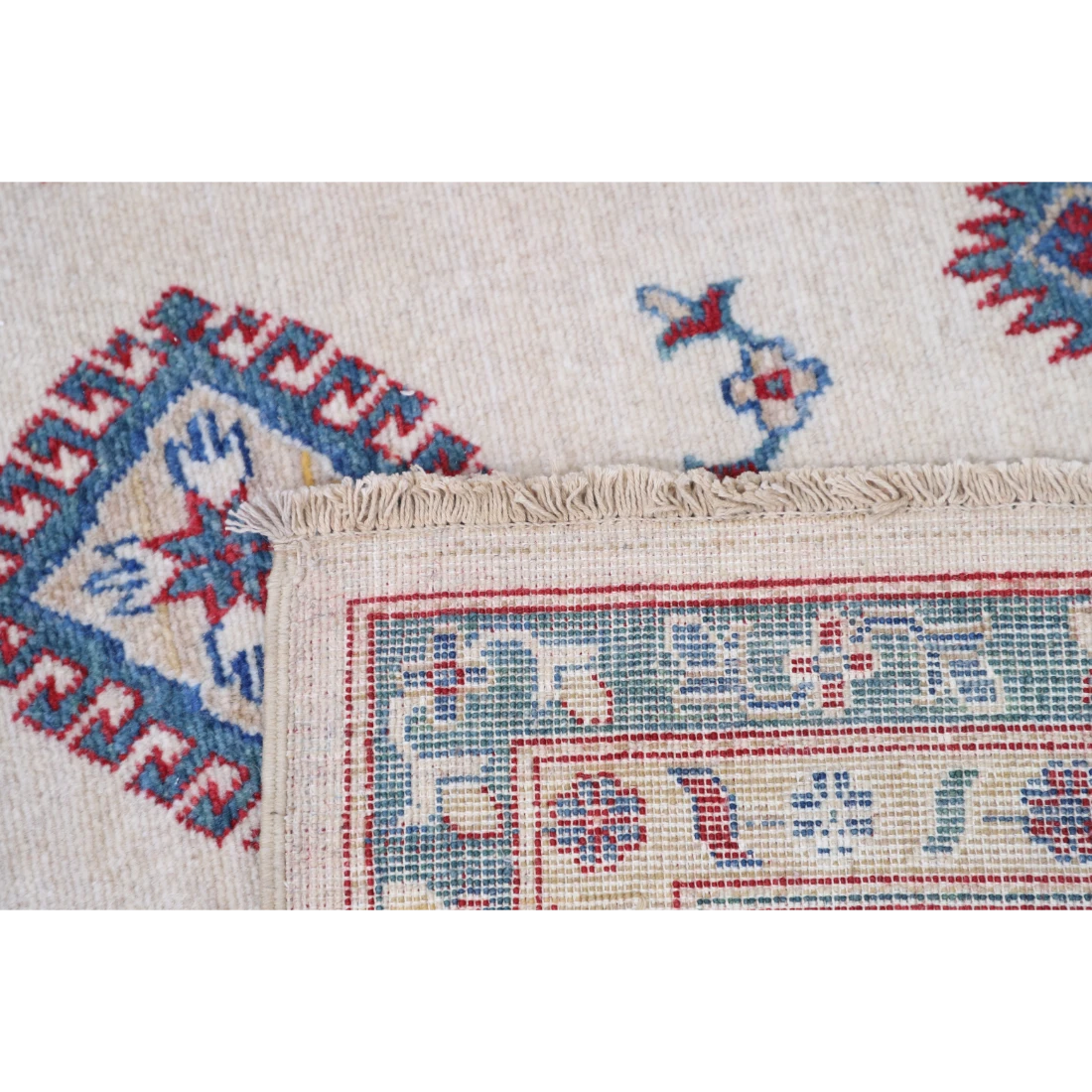 Power Loomed Kazak Wool Rug 9' 3" X 11' 9"