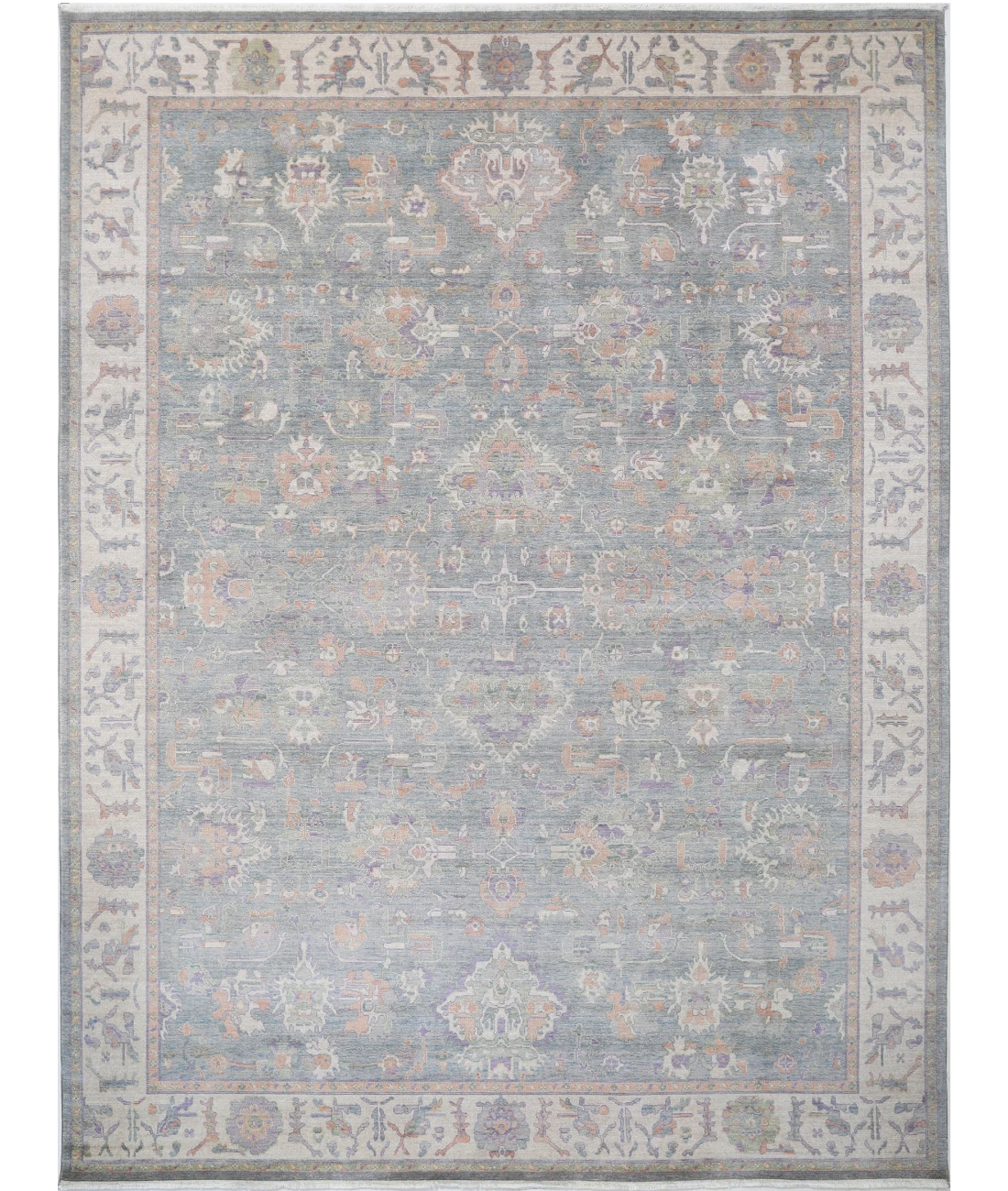 Power Loomed Lily Wool Rug 8' 10" X 11' 11" 8' 10" X 11' 11" (269 X 363) / Grey / Ivory
