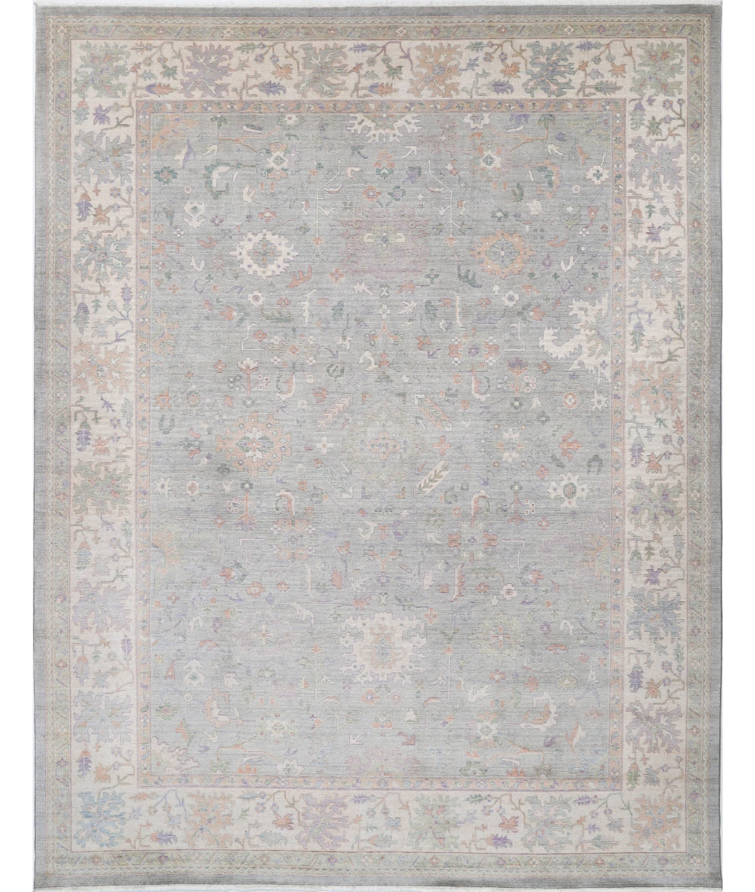 Power Loomed Lily Wool Rug 8' 10" X 11' 11" 8' 10" X 11' 11" (269 X 363) / Grey / Ivory
