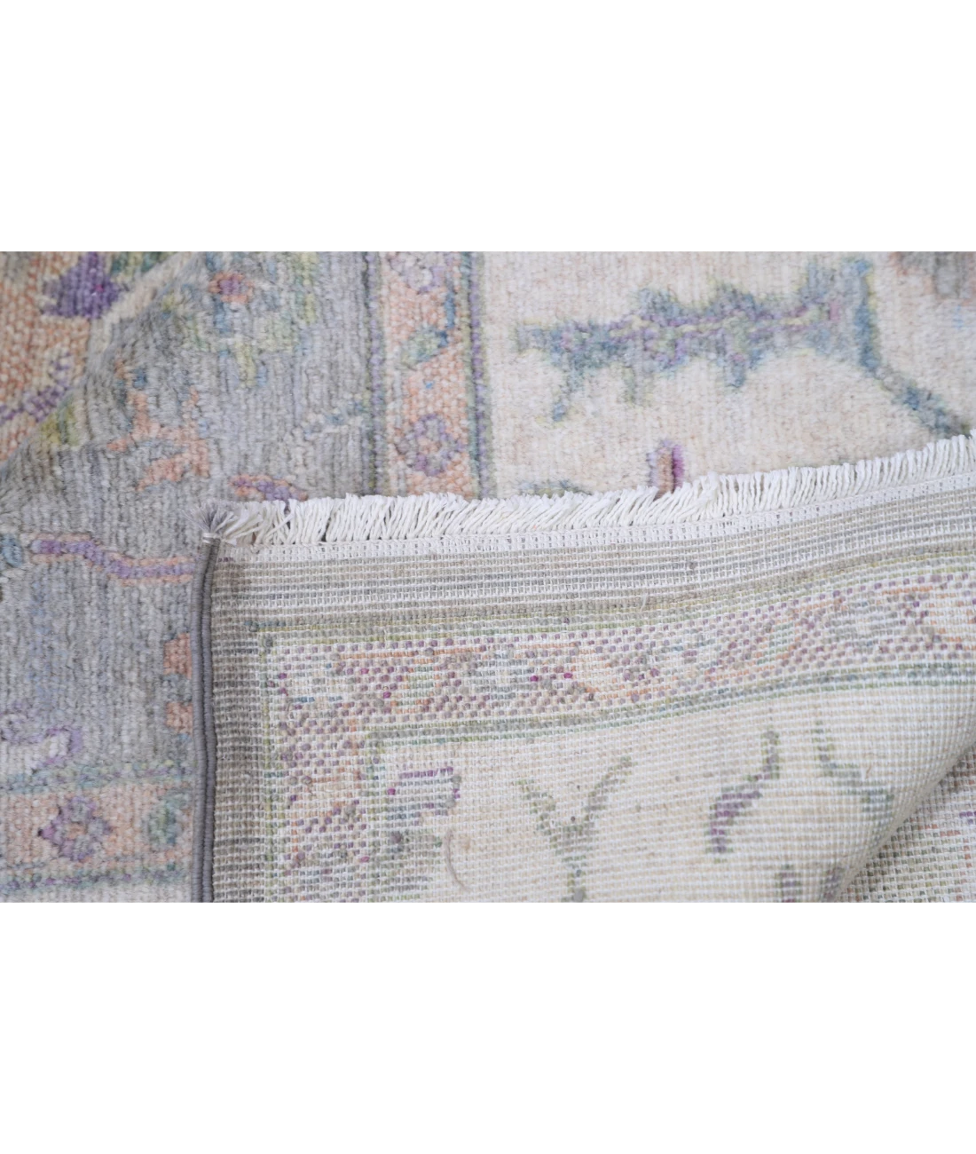 Power Loomed Lily Wool Rug 8' 10" X 12' 0" 8' 10" X 12' 0" (269 X 366) / Grey / Ivory