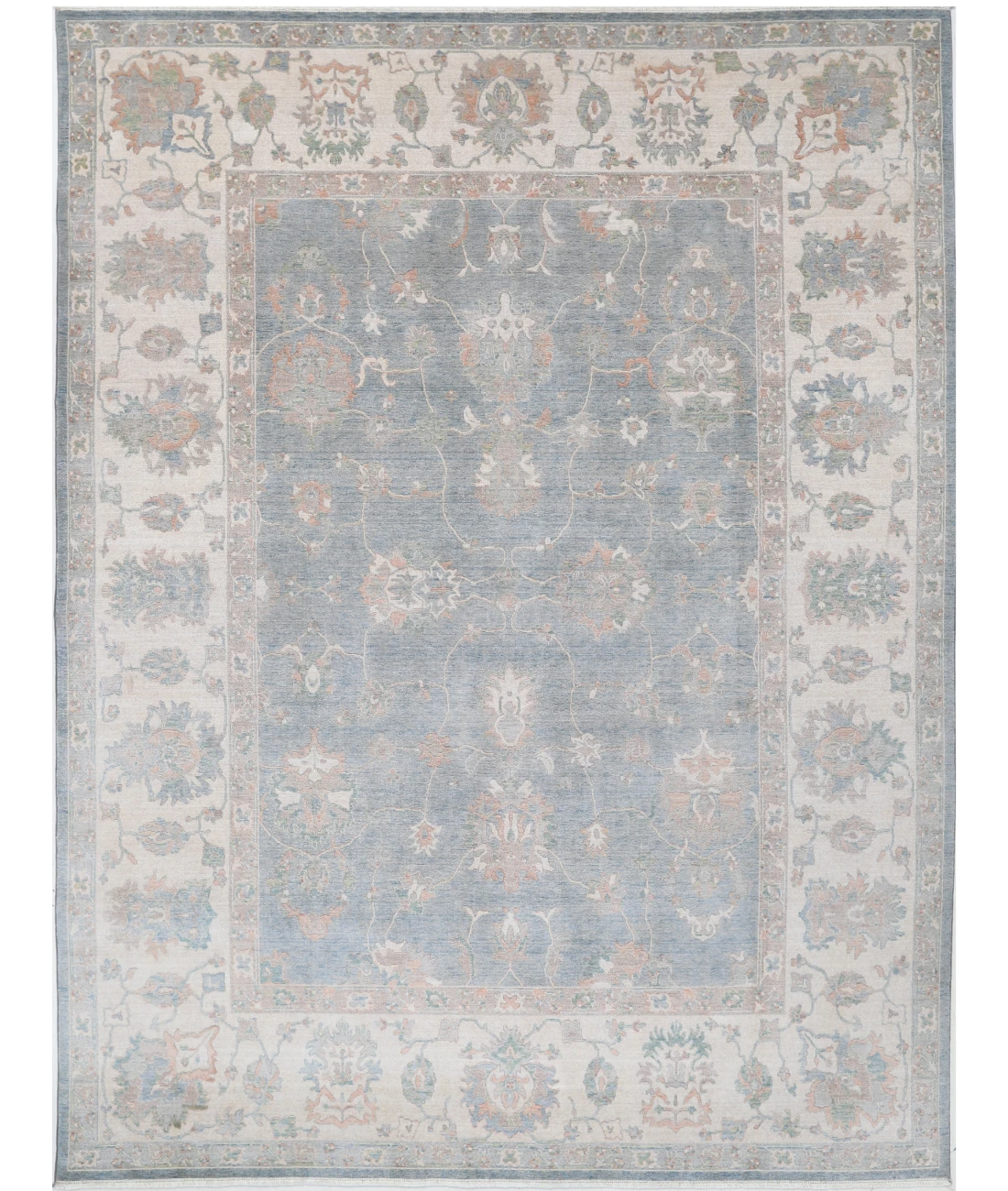 Power Loomed Lily Wool Rug 8' 10" X 11' 10" 8' 10" X 11' 10" (269 X 361) / Grey / Ivory