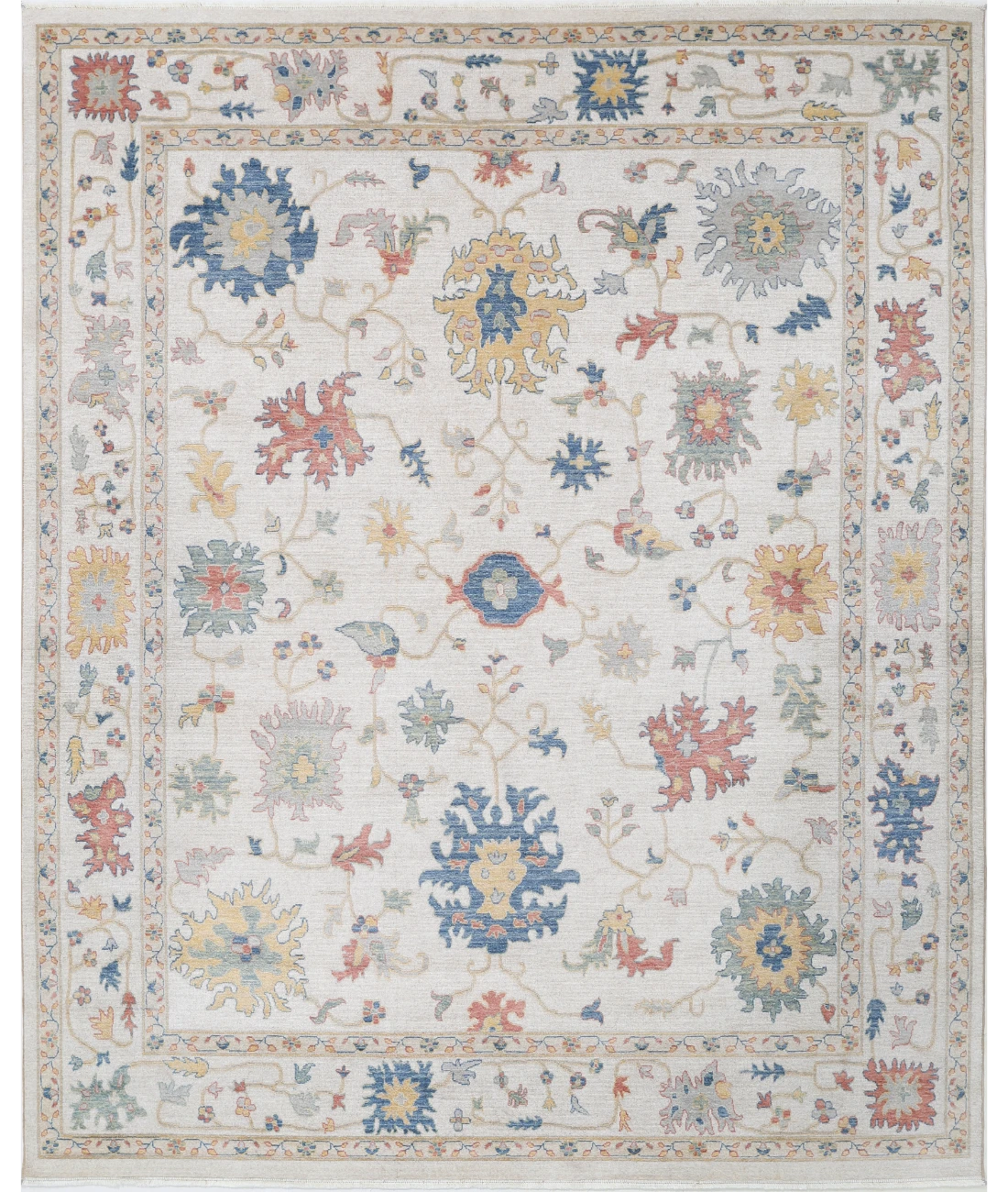 Power Loomed Lily Wool Rug 8' 0" X 10' 0" 8' 0" X 10' 0" (244 X 305) / Ivory / Ivory