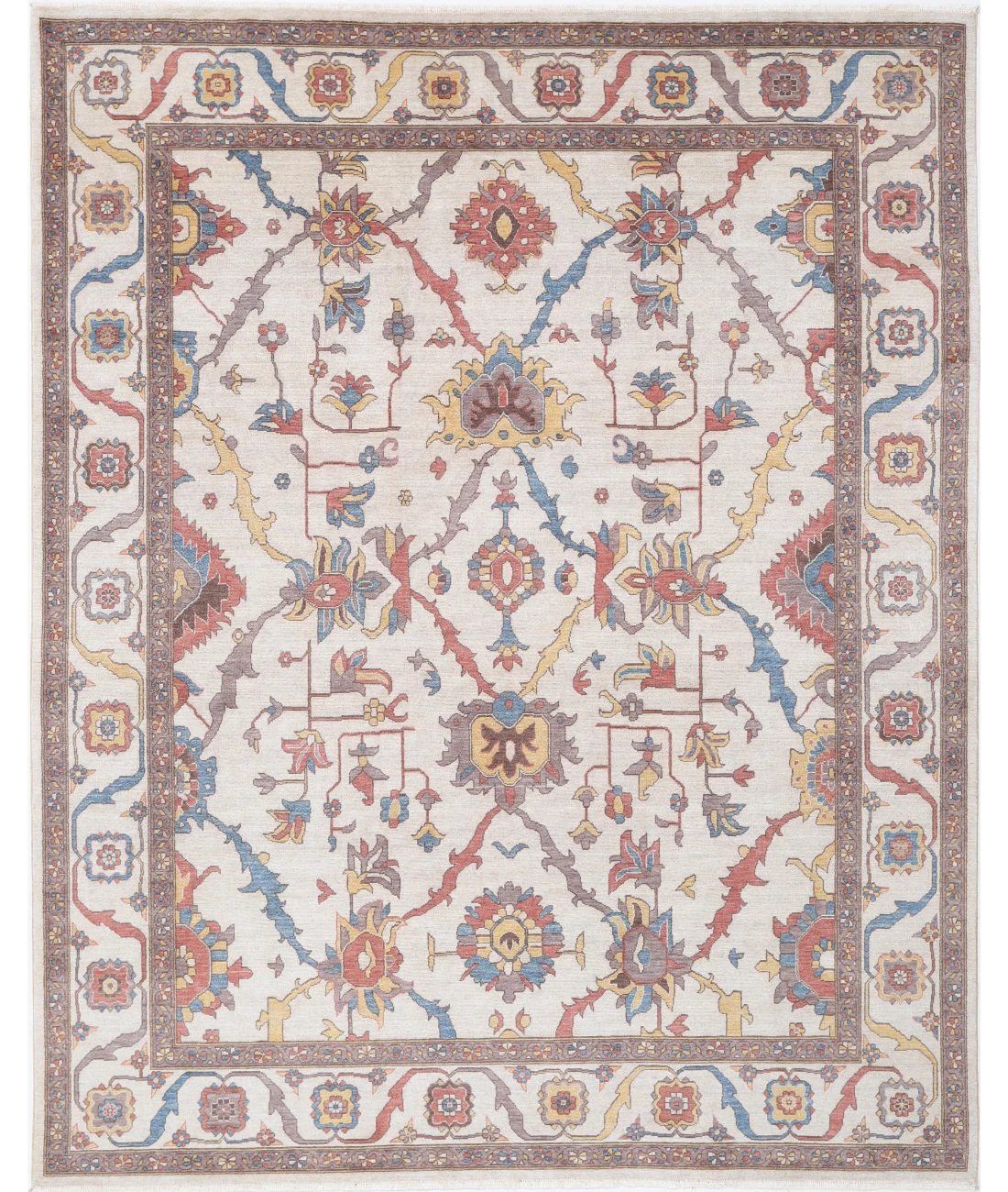 Power Loomed Pasha Wool Rug 7' 10" X 9' 11"