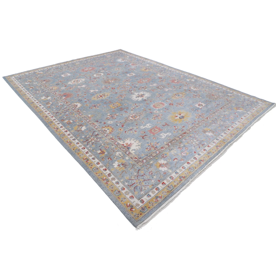 Power Loomed Pasha Wool Rug - 8'11" × 11'10"