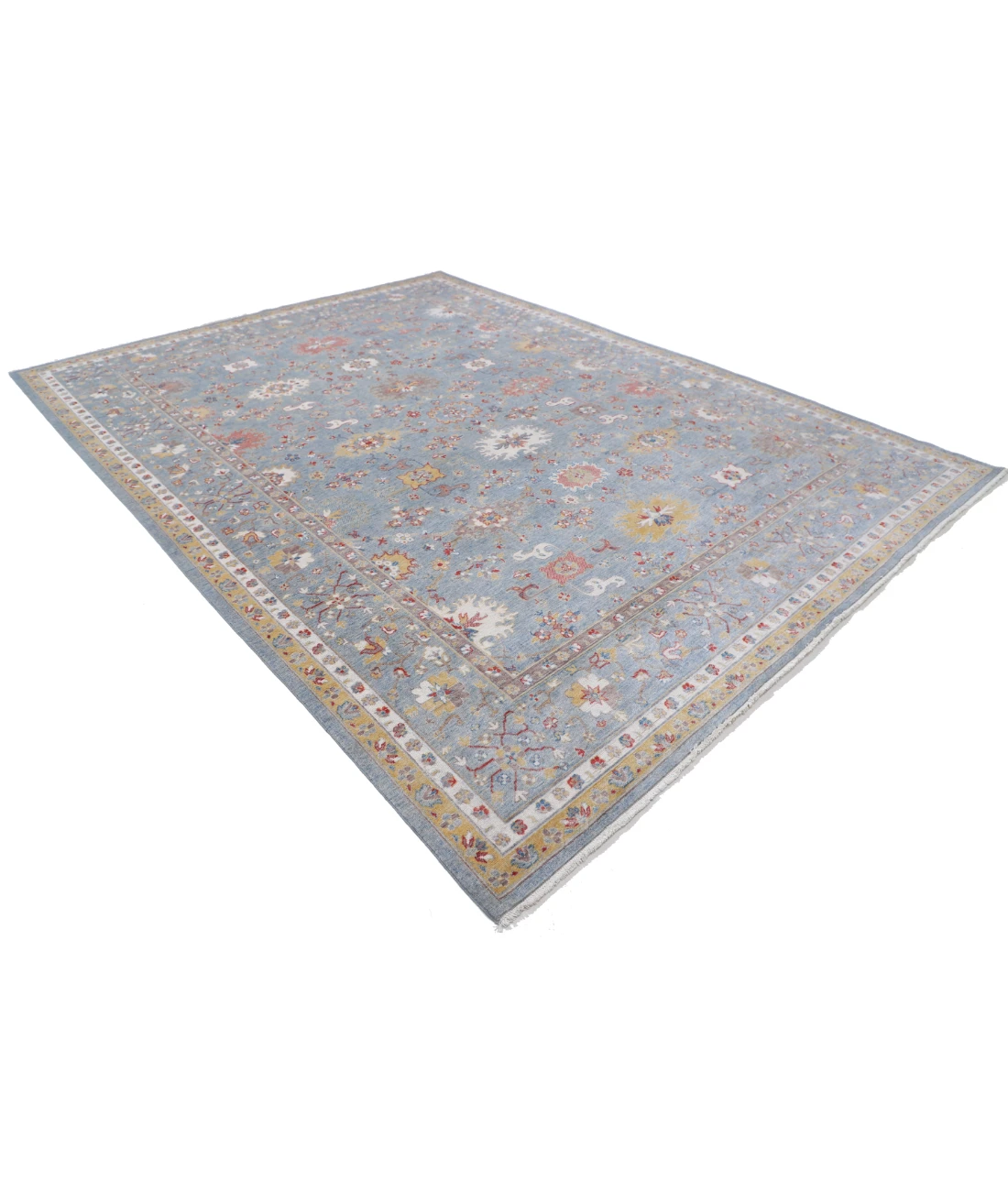 Power Loomed Pasha Wool Rug 8' 11" X 11' 10" 8' 11" X 11' 10" (272 X 361) / Blue / Blue