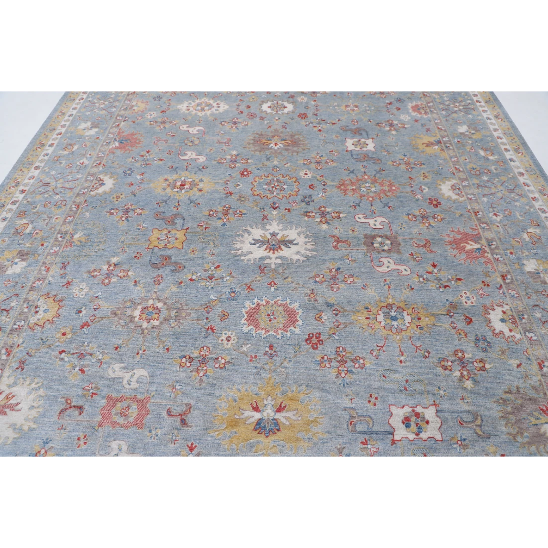 Power Loomed Pasha Wool Rug - 8'11" × 11'10"
