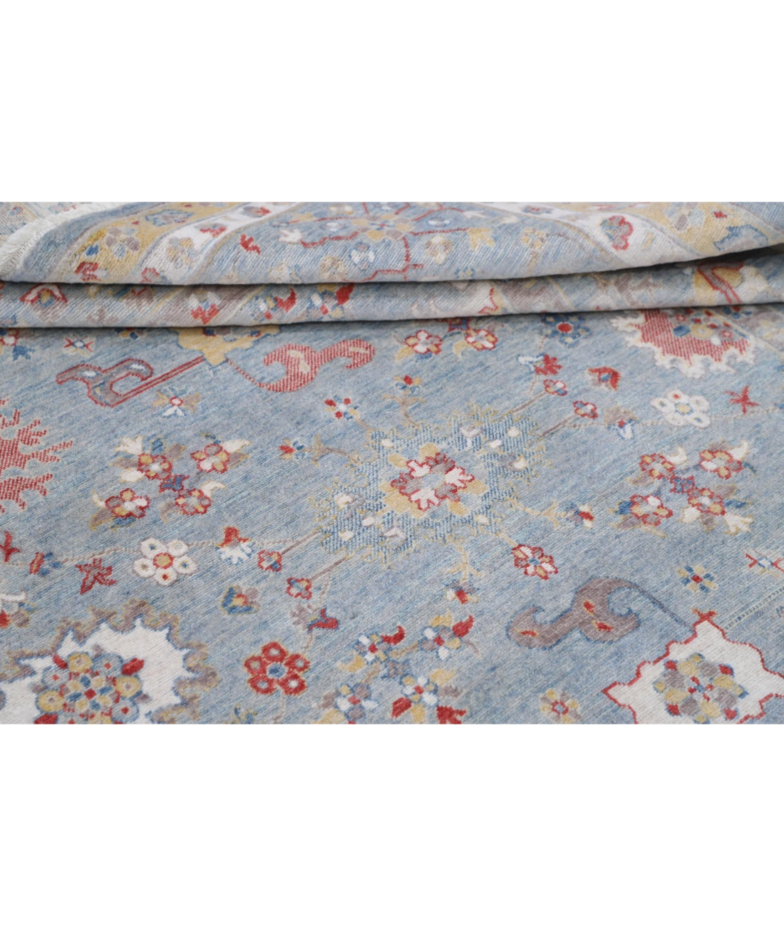 Power Loomed Pasha Wool Rug - 8'11" × 11'10"