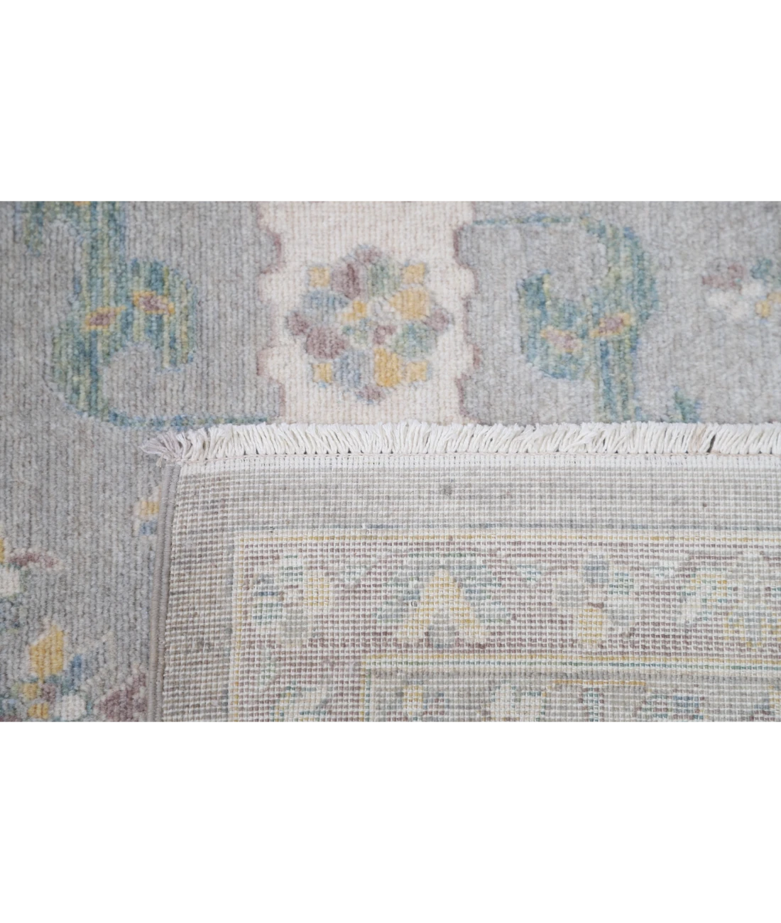 Power Loomed Pasha Wool Rug 9' 0" X 12' 0" 9' 0" X 12' 0" (274 X 366) / Grey / Ivory