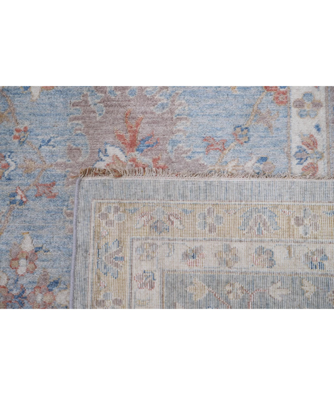 Power Loomed Pasha Wool Rug 12' 0" X 14' 10" 12' 0" X 14' 10" (366 X 452) / Blue / Blue