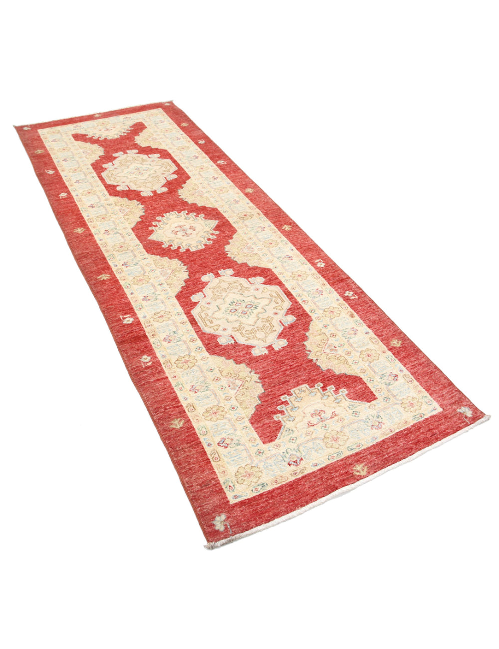 Hand Knotted Ziegler Farhan Wool Rug - 2'11'' x 7'10'' Arteverk Arteverk Rugs