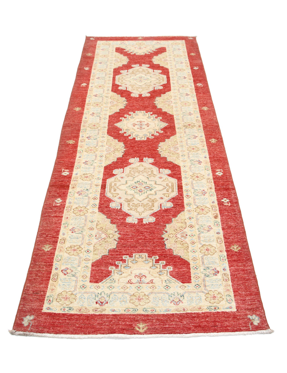 Hand Knotted Ziegler Farhan Wool Rug - 2'11'' x 7'10'' Arteverk Arteverk Rugs