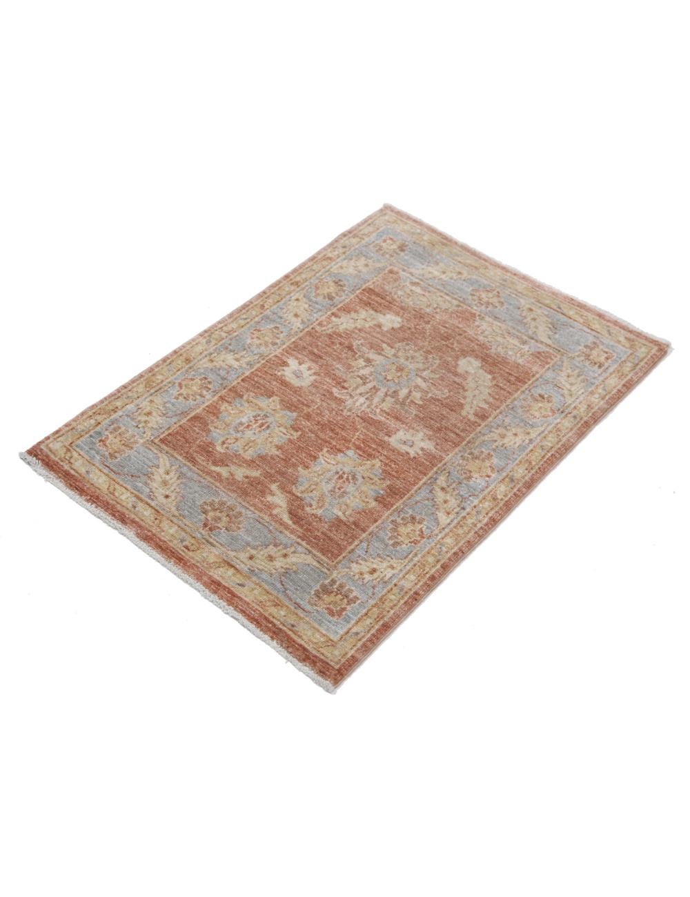 Hand Knotted Ziegler Farhan Wool Rug - 2'1'' x 2'11''